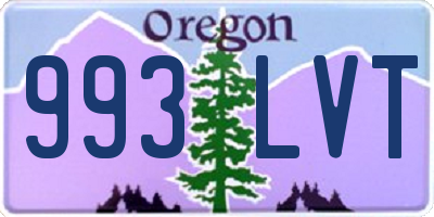 OR license plate 993LVT