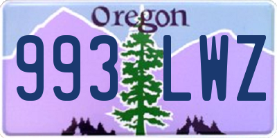 OR license plate 993LWZ