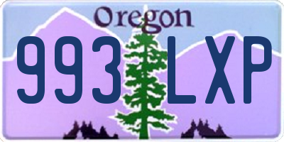 OR license plate 993LXP