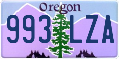 OR license plate 993LZA