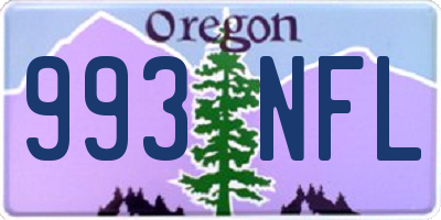 OR license plate 993NFL