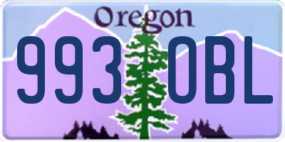 OR license plate 993OBL