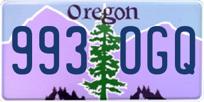 OR license plate 993OGQ