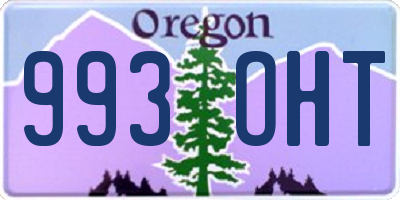 OR license plate 993OHT