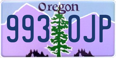 OR license plate 993OJP