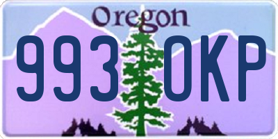 OR license plate 993OKP