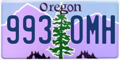 OR license plate 993OMH