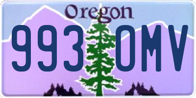 OR license plate 993OMV