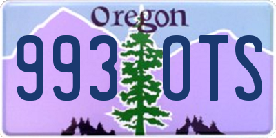 OR license plate 993OTS