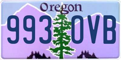 OR license plate 993OVB