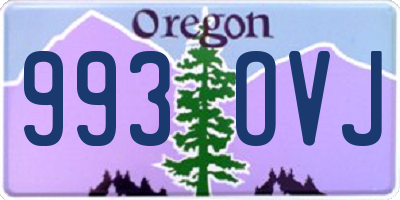 OR license plate 993OVJ