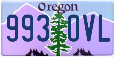 OR license plate 993OVL