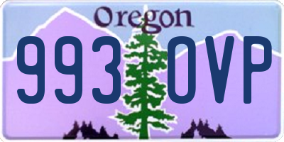 OR license plate 993OVP