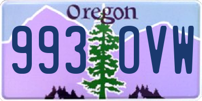 OR license plate 993OVW