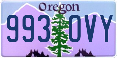 OR license plate 993OVY