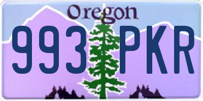 OR license plate 993PKR