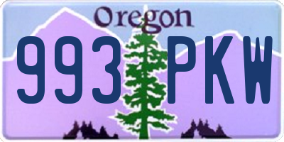OR license plate 993PKW