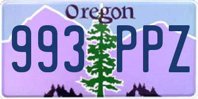 OR license plate 993PPZ
