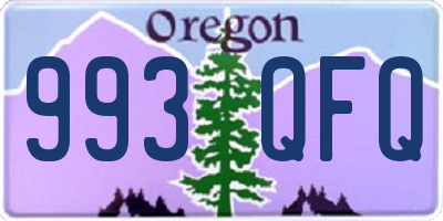 OR license plate 993QFQ