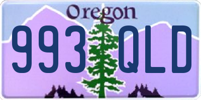 OR license plate 993QLD