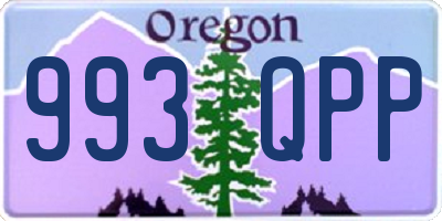 OR license plate 993QPP