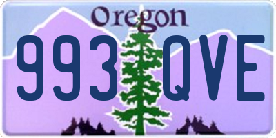 OR license plate 993QVE