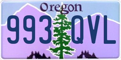 OR license plate 993QVL