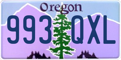OR license plate 993QXL