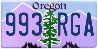 OR license plate 993RGA
