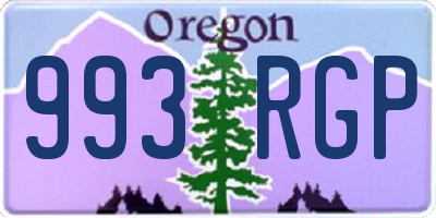 OR license plate 993RGP