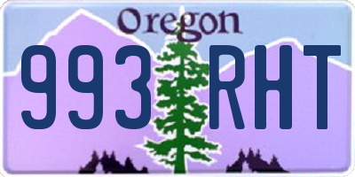 OR license plate 993RHT