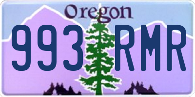 OR license plate 993RMR