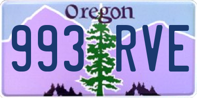 OR license plate 993RVE