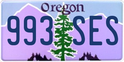 OR license plate 993SES