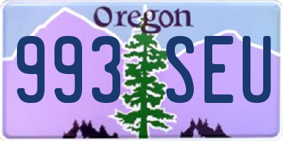 OR license plate 993SEU