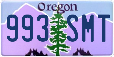 OR license plate 993SMT