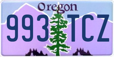 OR license plate 993TCZ