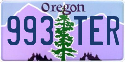 OR license plate 993TER