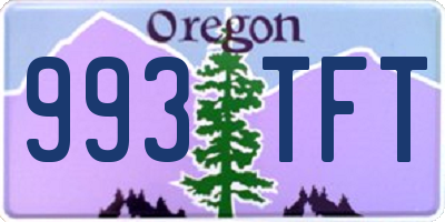 OR license plate 993TFT