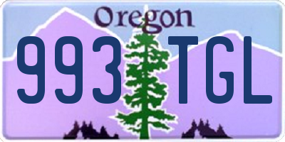 OR license plate 993TGL