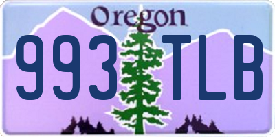 OR license plate 993TLB