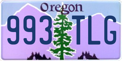 OR license plate 993TLG