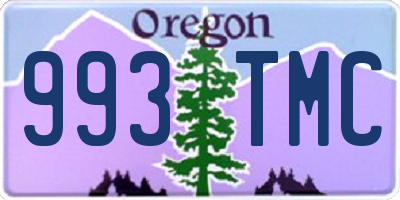 OR license plate 993TMC