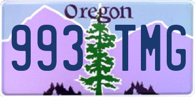 OR license plate 993TMG