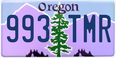 OR license plate 993TMR