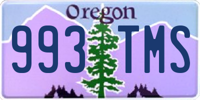 OR license plate 993TMS