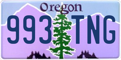 OR license plate 993TNG