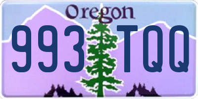 OR license plate 993TQQ