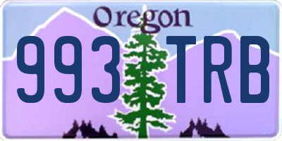 OR license plate 993TRB