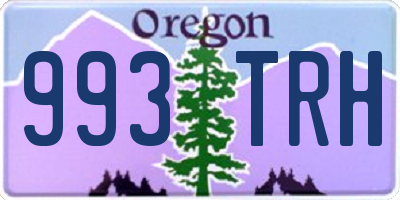 OR license plate 993TRH